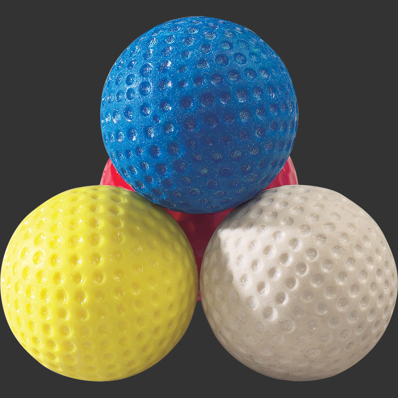 Low bounce golf ball