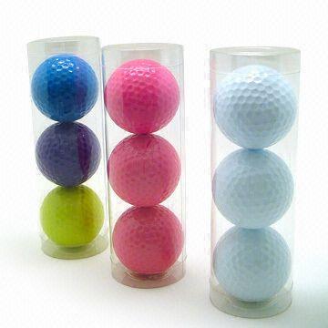 Golf ball tube set